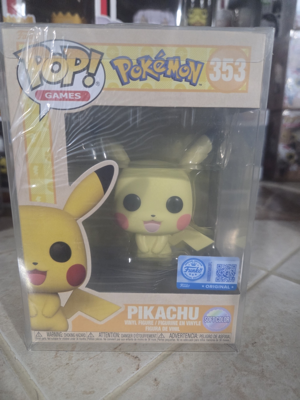 Funko Yellow & Pink Pikachu Pop! Vinyl Figure (Pokémon #353)